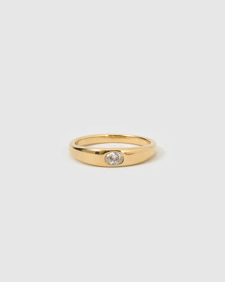 Aria Gold Ring - Stone