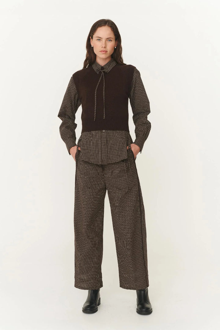 Gabe Lounge Pants - Cacao Check