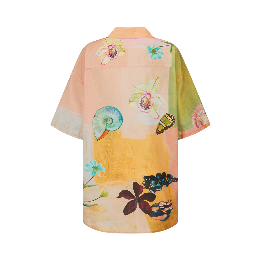 Annie Everingham Over Swim  Shirt - Pastel Sea