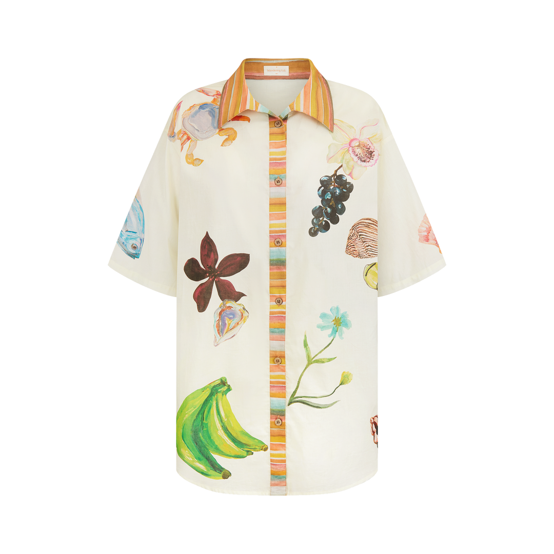 Annie Everingham Over Swim  Shirt - Seaside