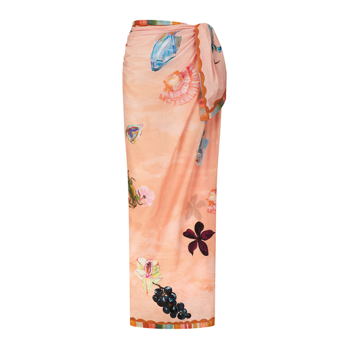 Annie Everingham Sarong -  Pastel Sea