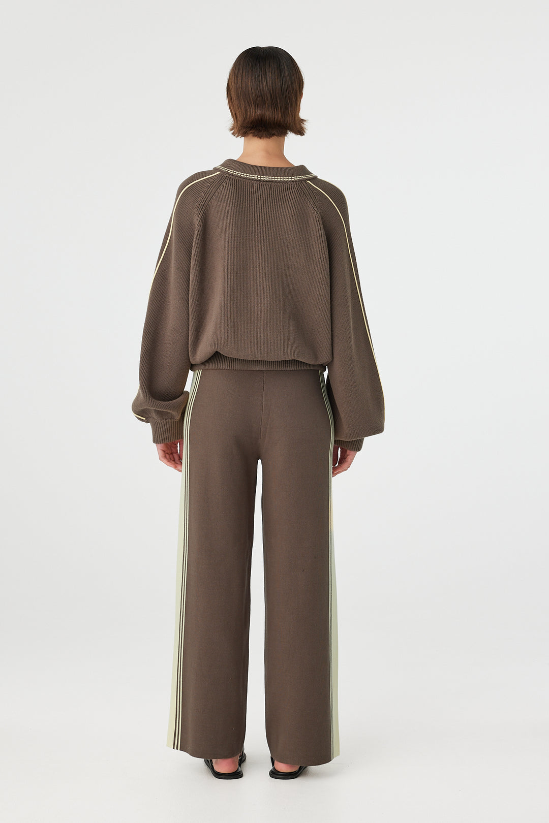 Nella Zip Sweater - Pavement and Butter