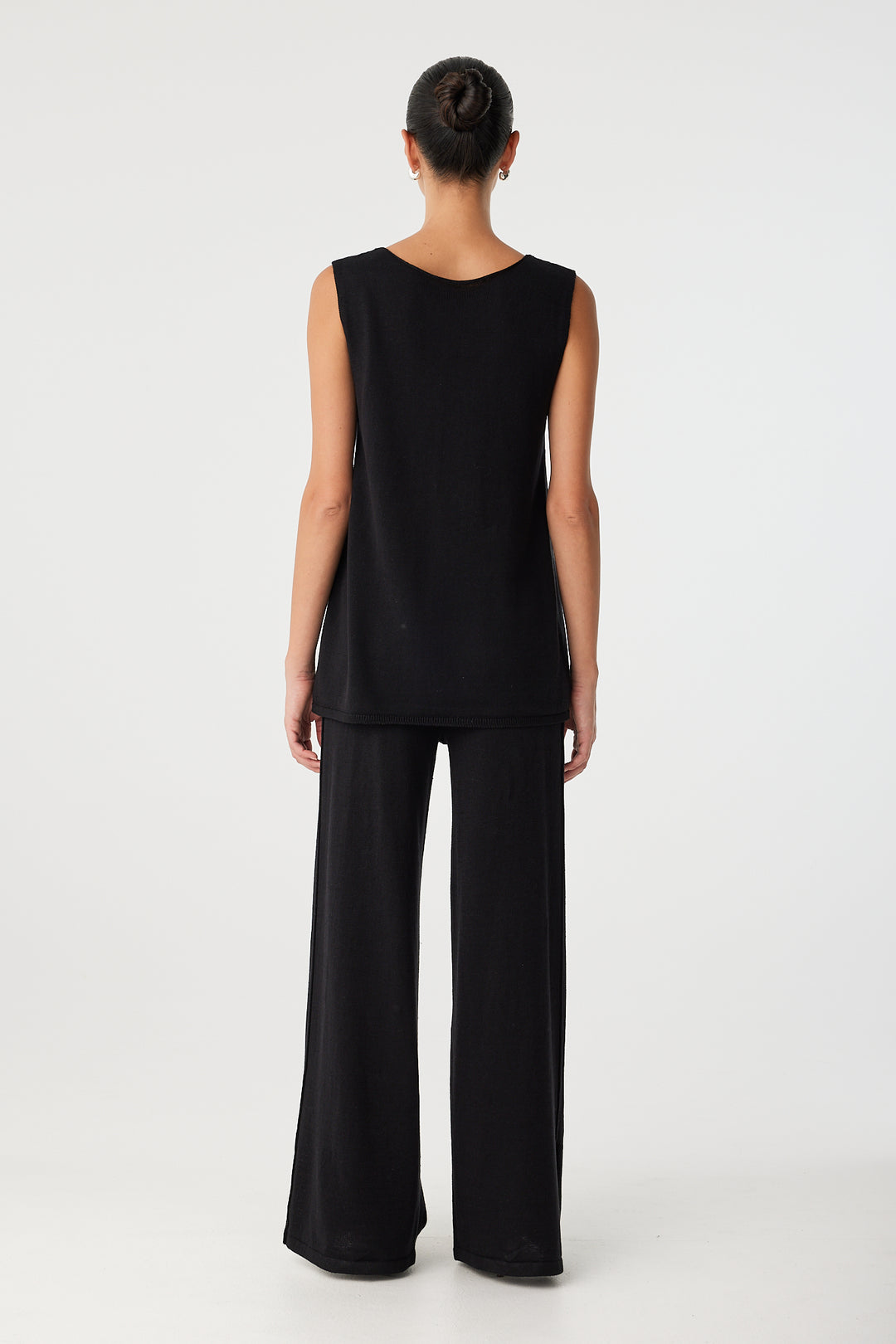 Poppy Longline Top - Black