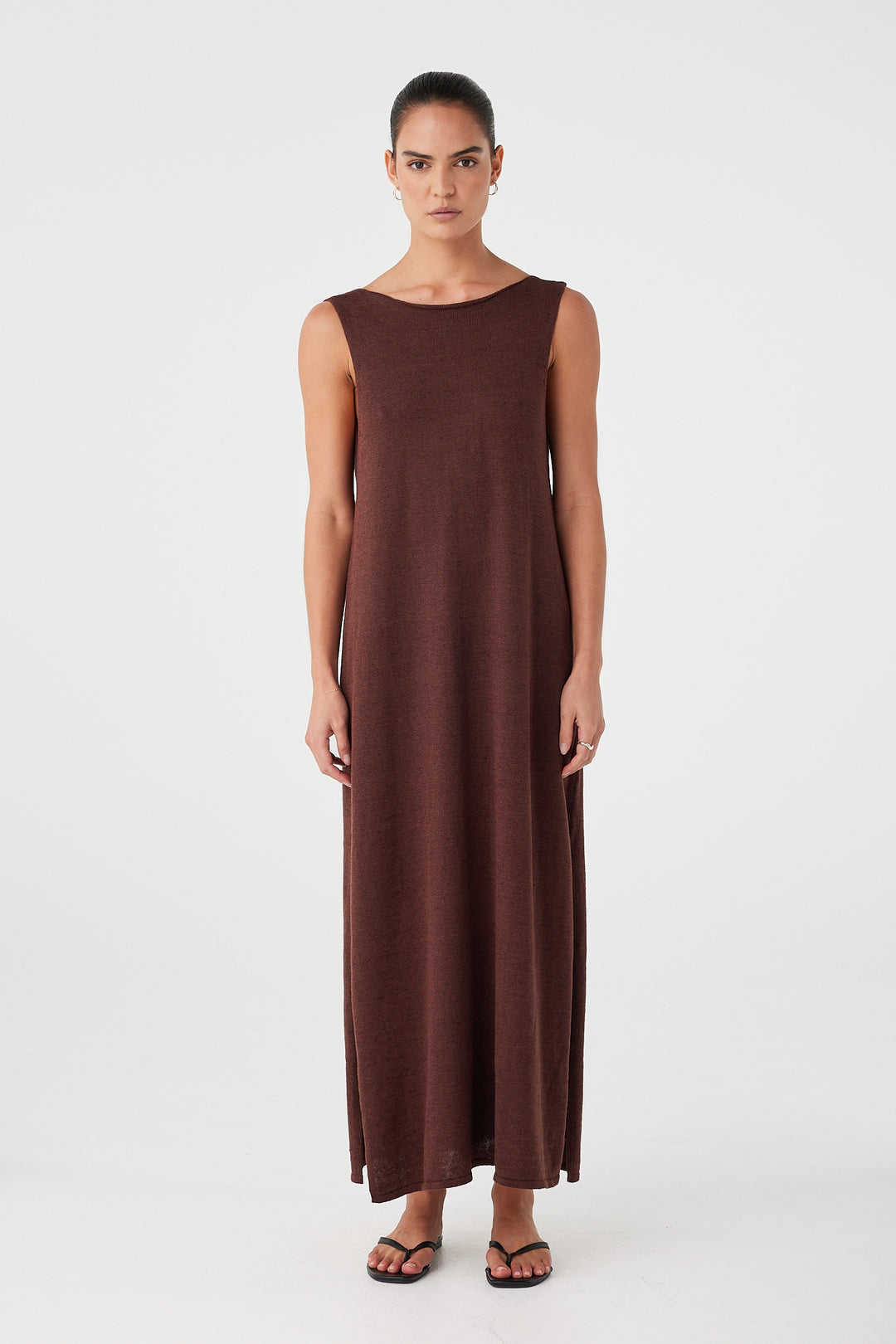 Poppy Maxi Dress - Chocolate