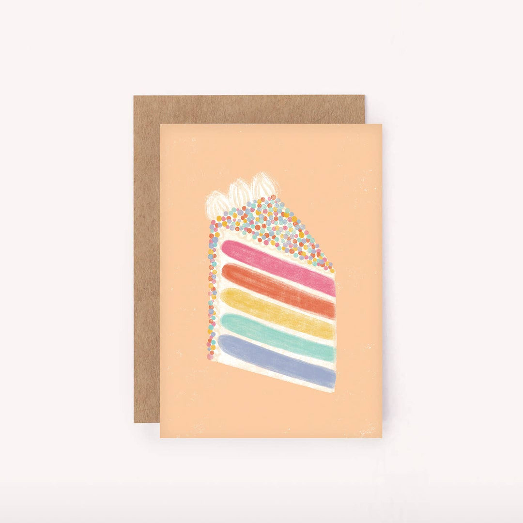 Rainbow Cake Mini Card