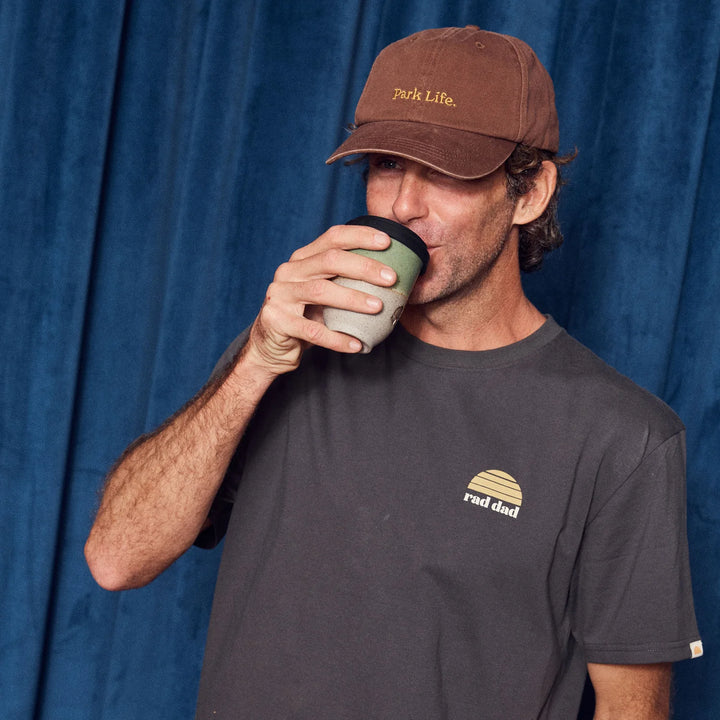 Rad Dad Organic Cotton Tee - Washed Black
