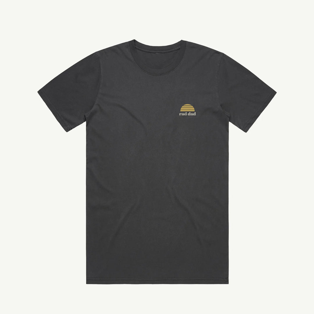 Rad Dad Organic Cotton Tee - Washed Black
