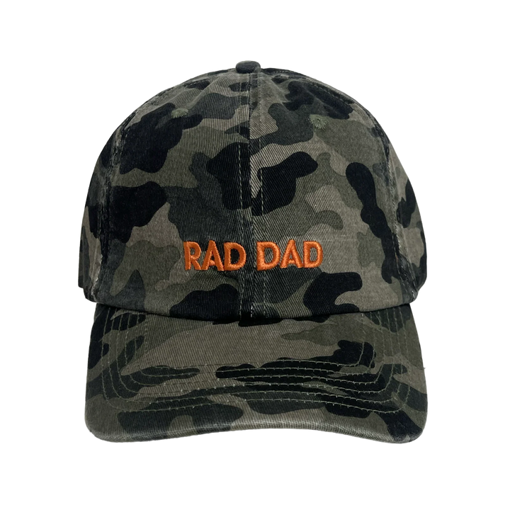 Rad Dad Unstructured Baseball Cap - Camo