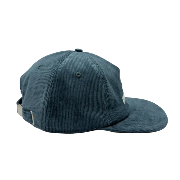 Old Mate Pinch Front Cord Kids Cap - Teal