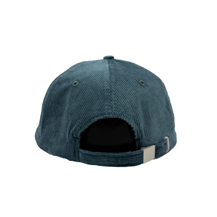 Old Mate Pinch Front Cord Kids Cap - Teal