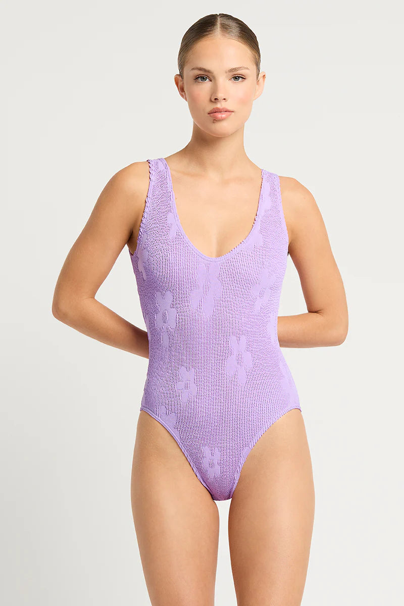 Mara One Piece - Lavender Floral