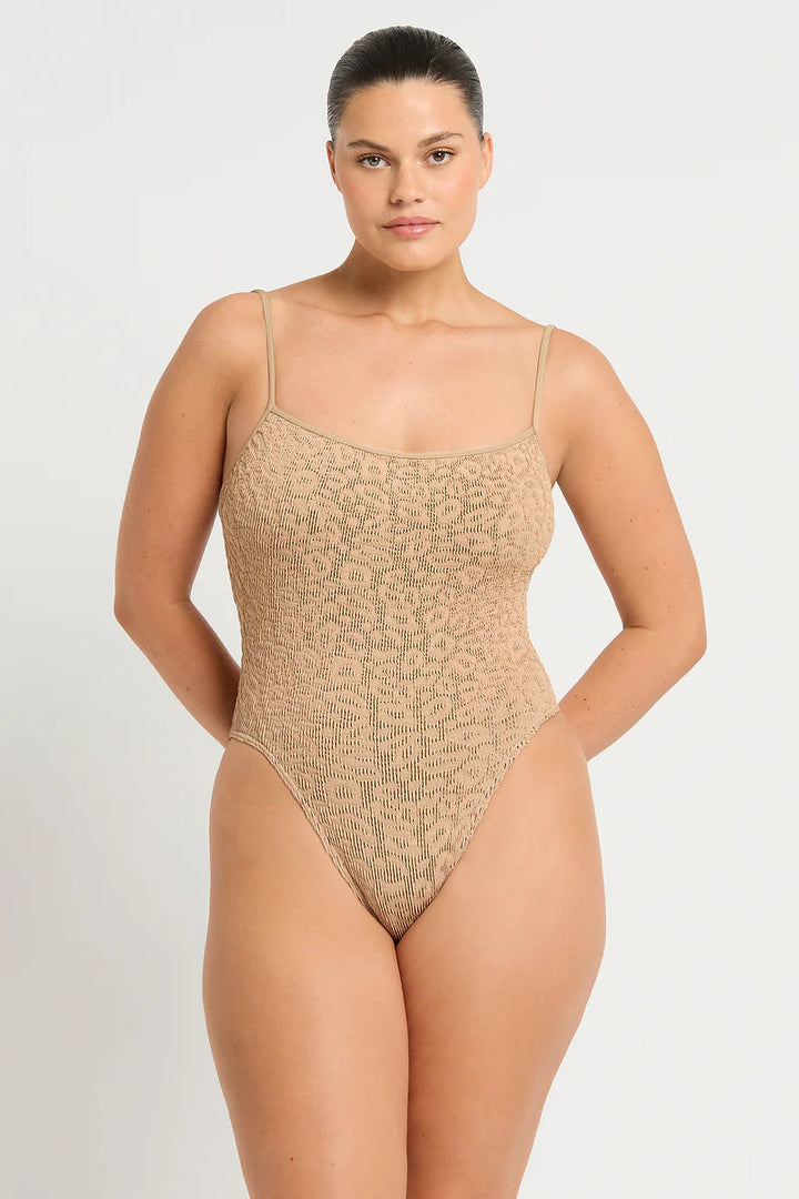 Low Palace One Piece - Oat Leopard