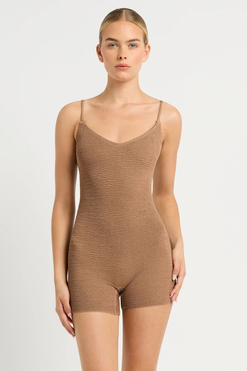 Rene Playsuit - Hazelnut Recycled