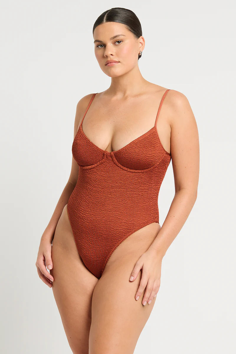 Gracie One Piece - Bronze Shimmer