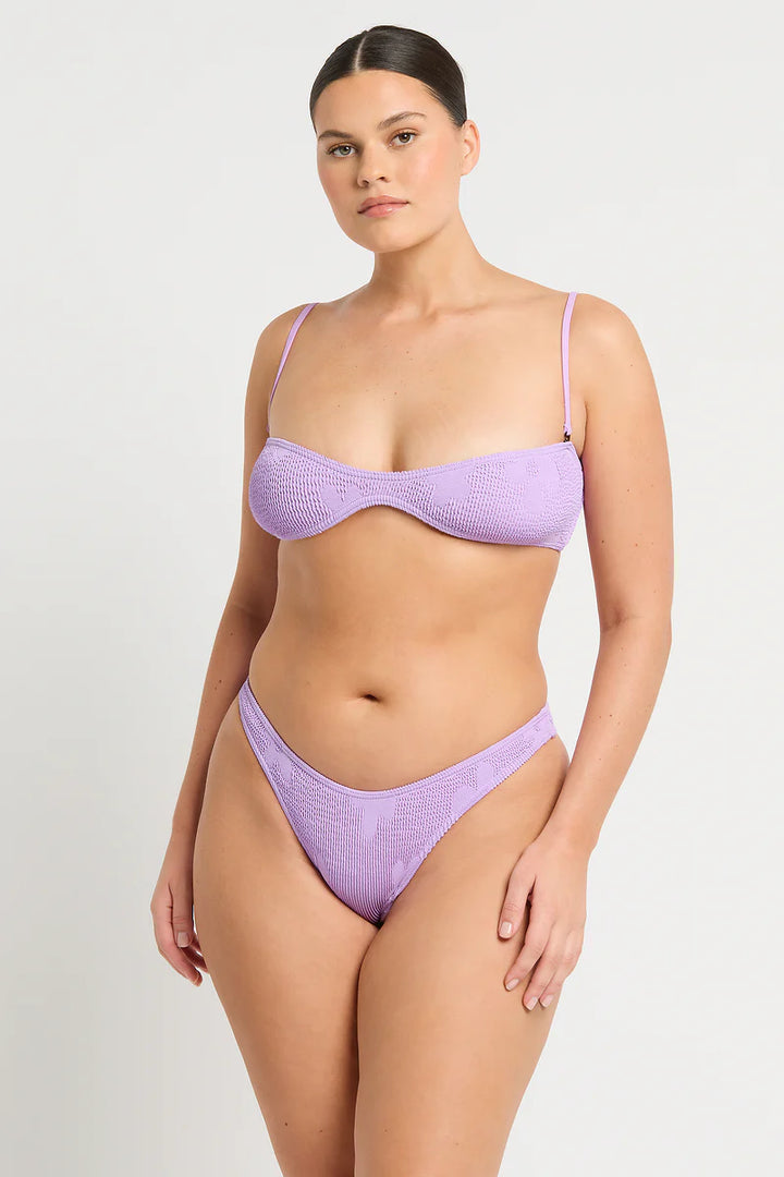 Layla Crop - Lavender Floral