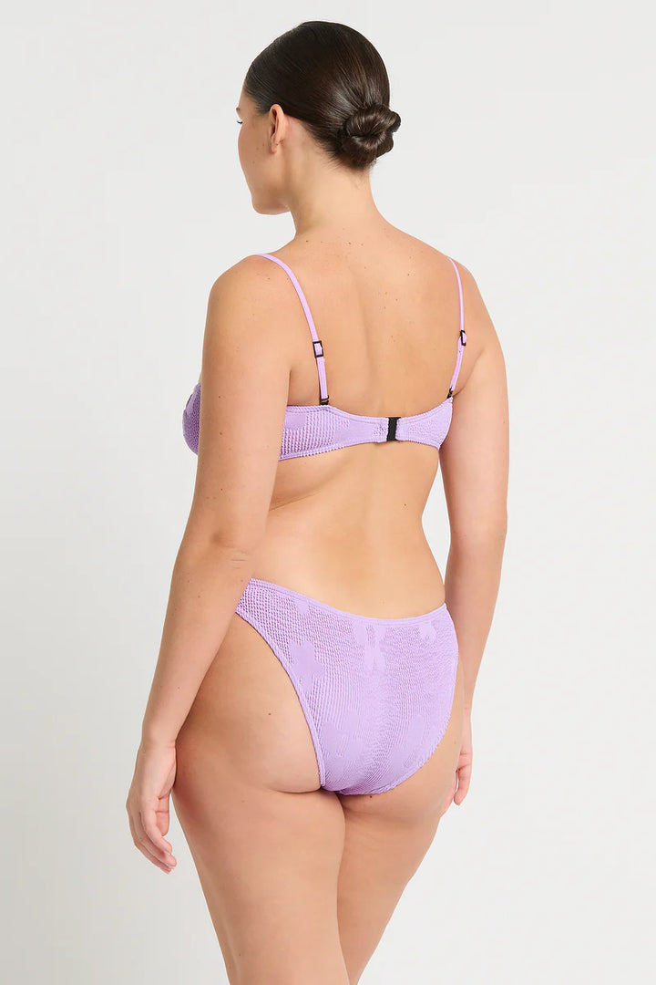 Layla Crop - Lavender Floral