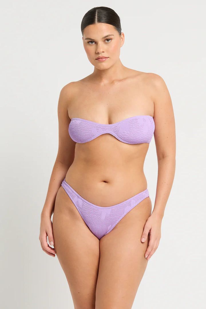 Layla Crop - Lavender Floral