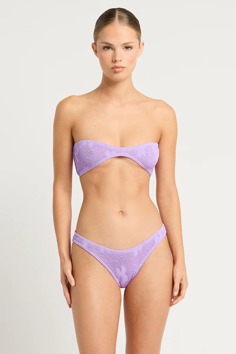 Layla Crop - Lavender Floral