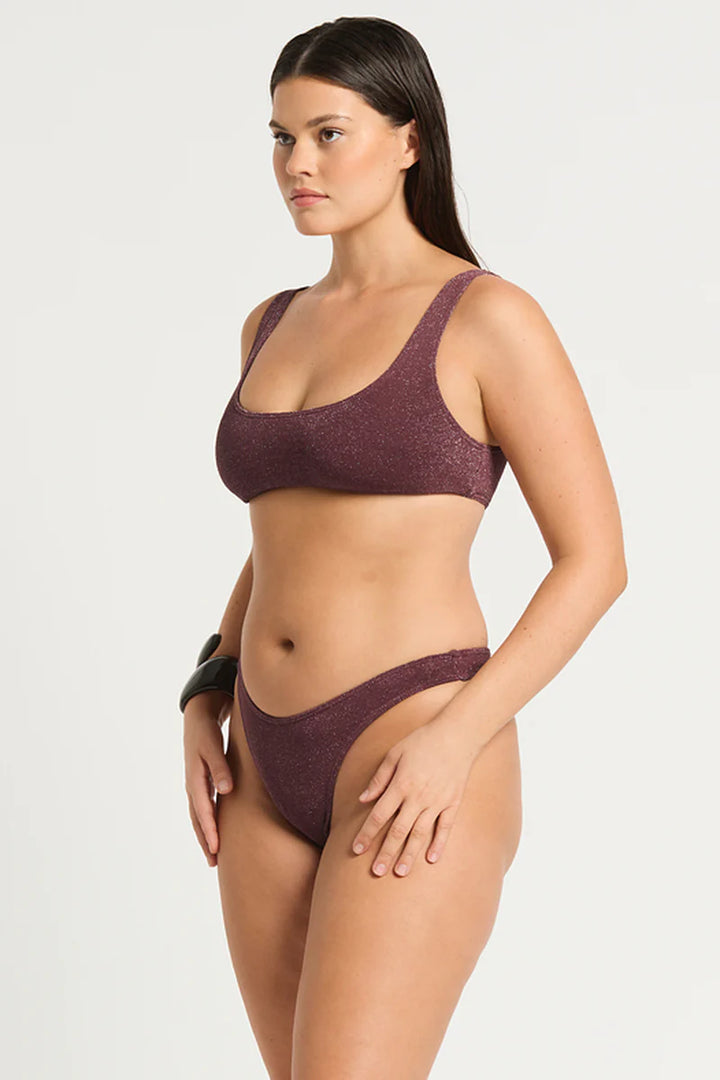 Malibu Crop - Amarena Lurex Micro