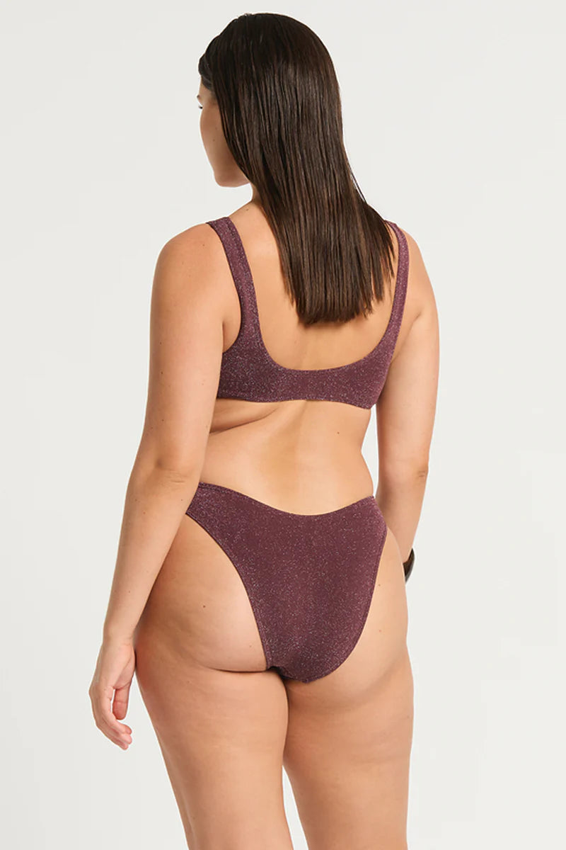 Malibu Crop - Amarena Lurex Micro