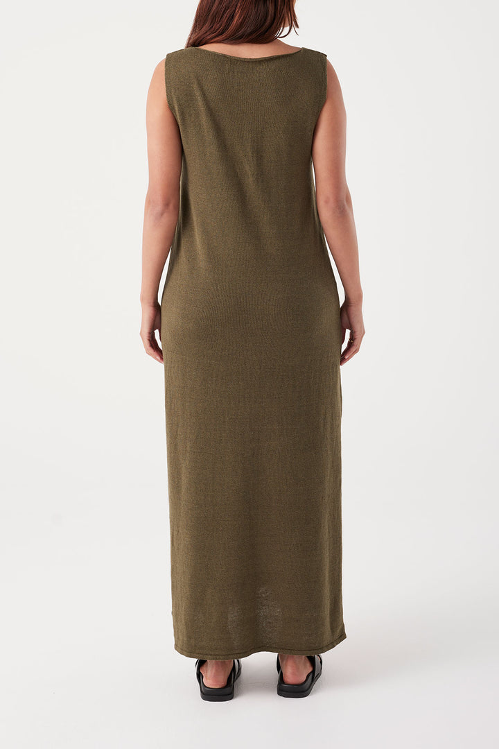 Poppy Maxi Dress - Olive