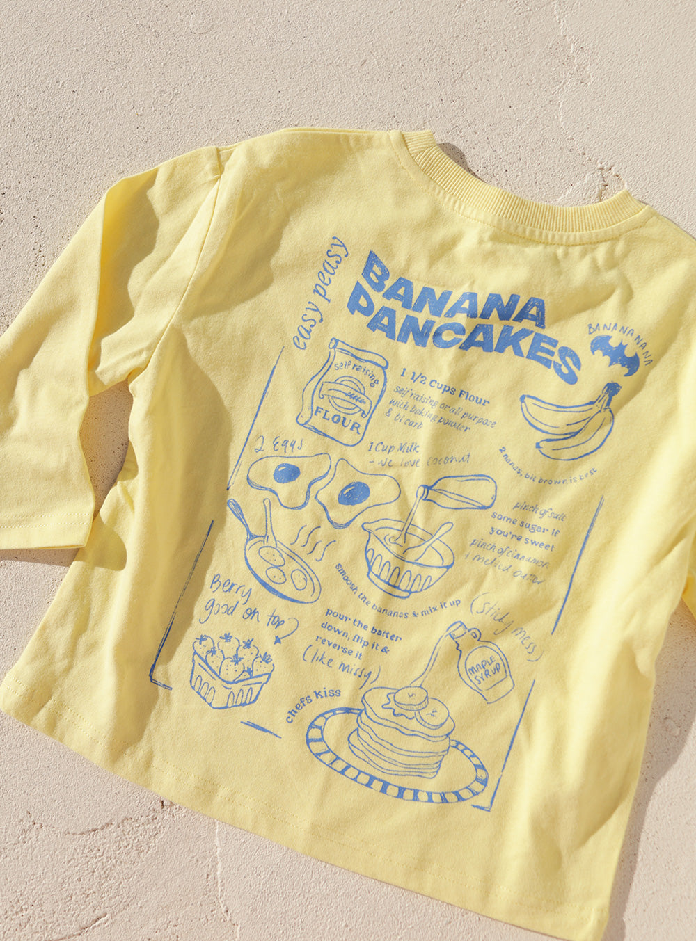 Banana Pancakes Long Sleeve Tee