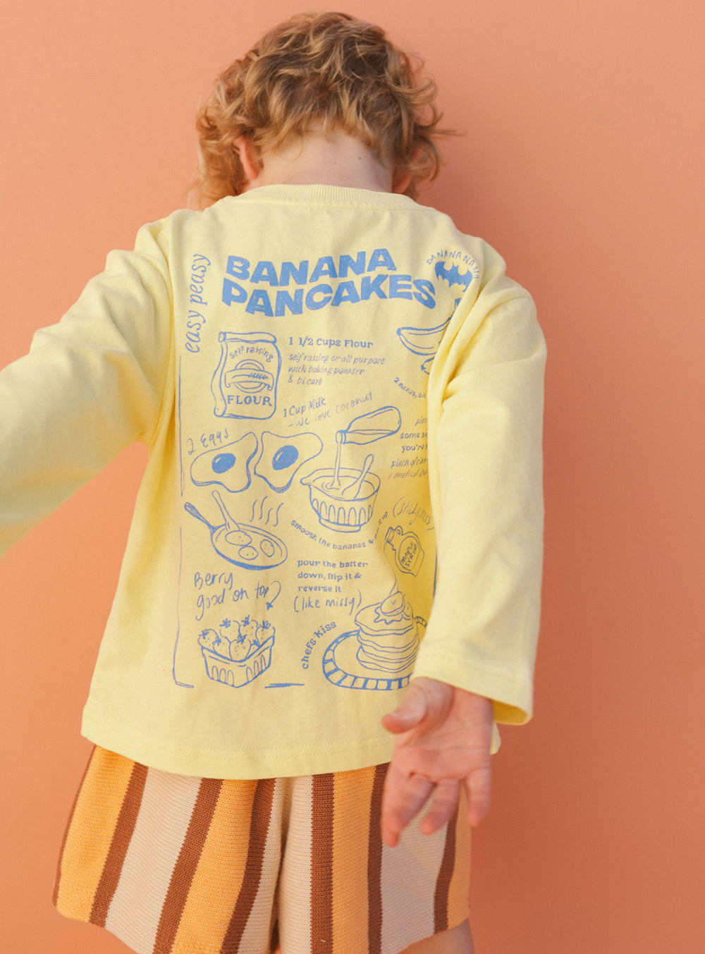 Banana Pancakes Long Sleeve Tee