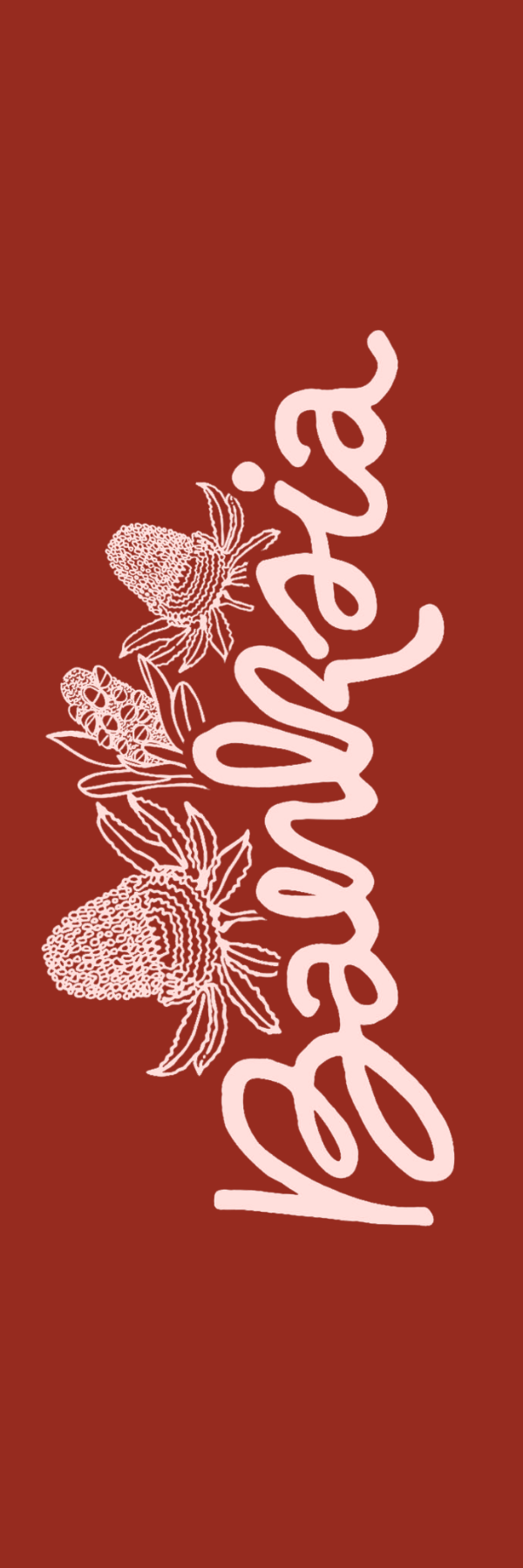 Banksia Bookmark - Outback Red