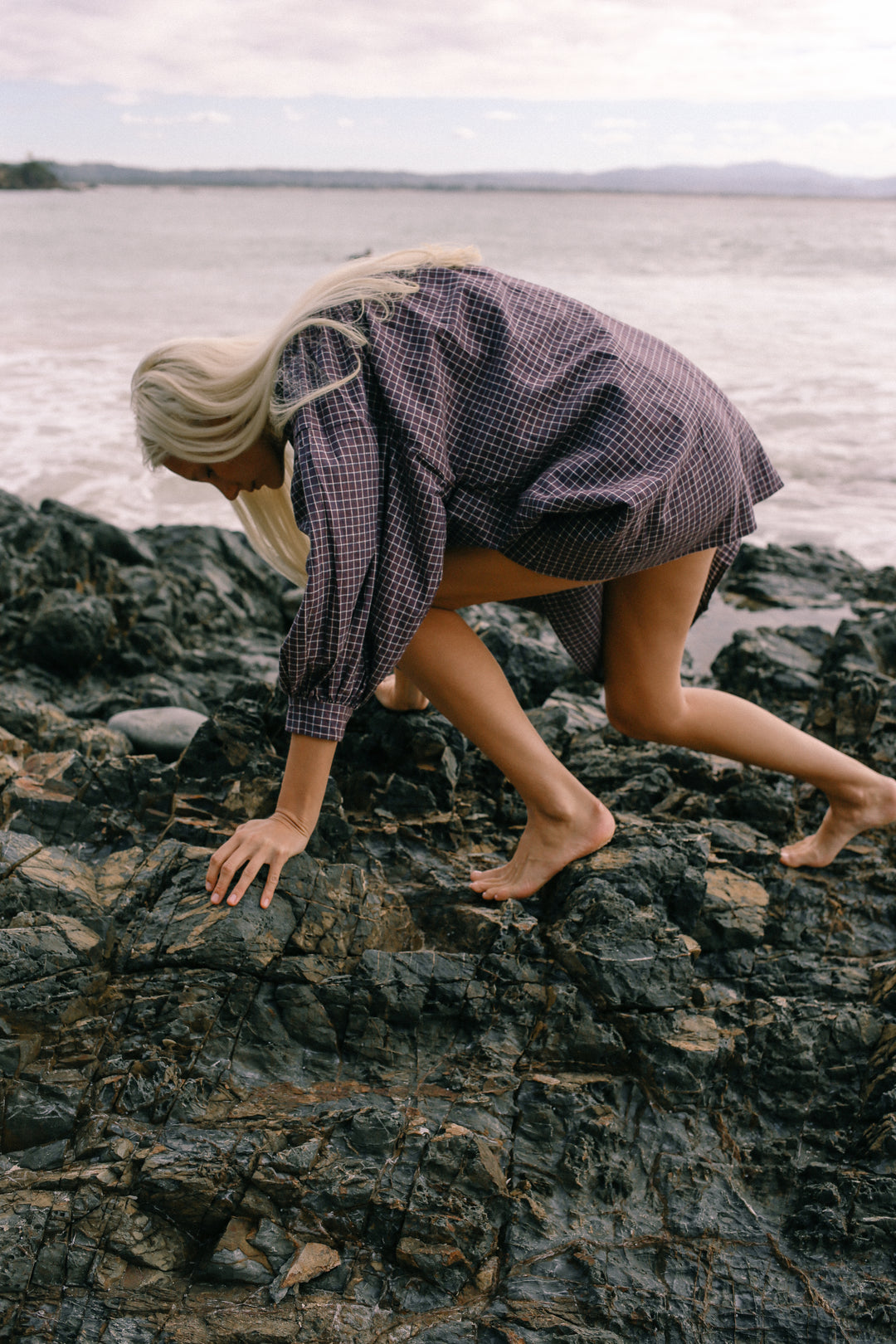 Cloudy Dress- Spring Check