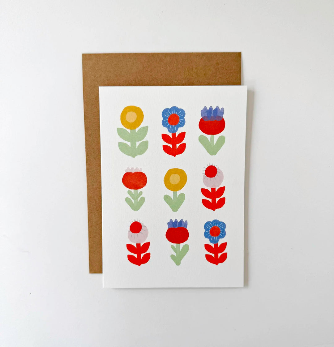 9 Flowers - Blue