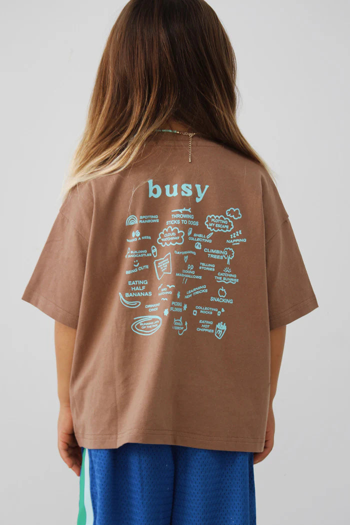 Busy Tee - Tan
