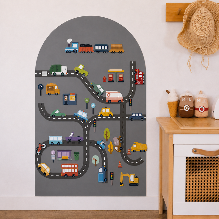 Smarty Pals Busy Road Magnet Set