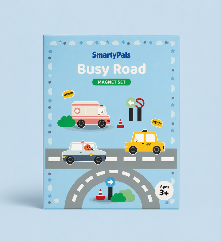 Smarty Pals Busy Road Magnet Set
