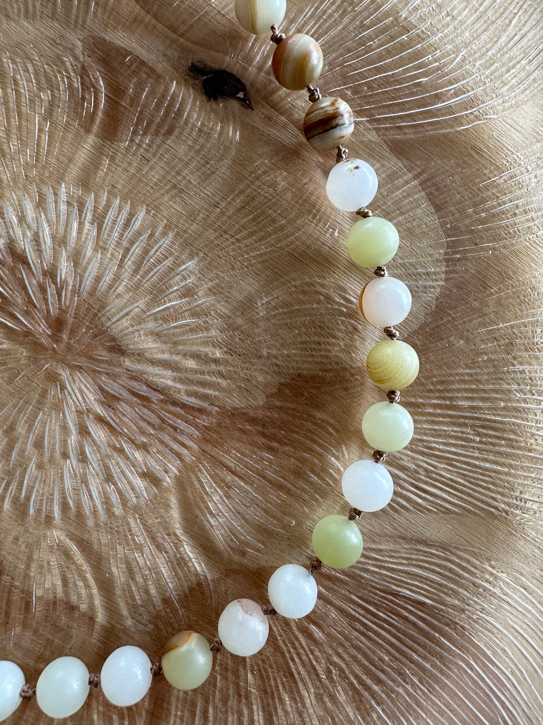 Las Rais - Beaded Necklace - Earth