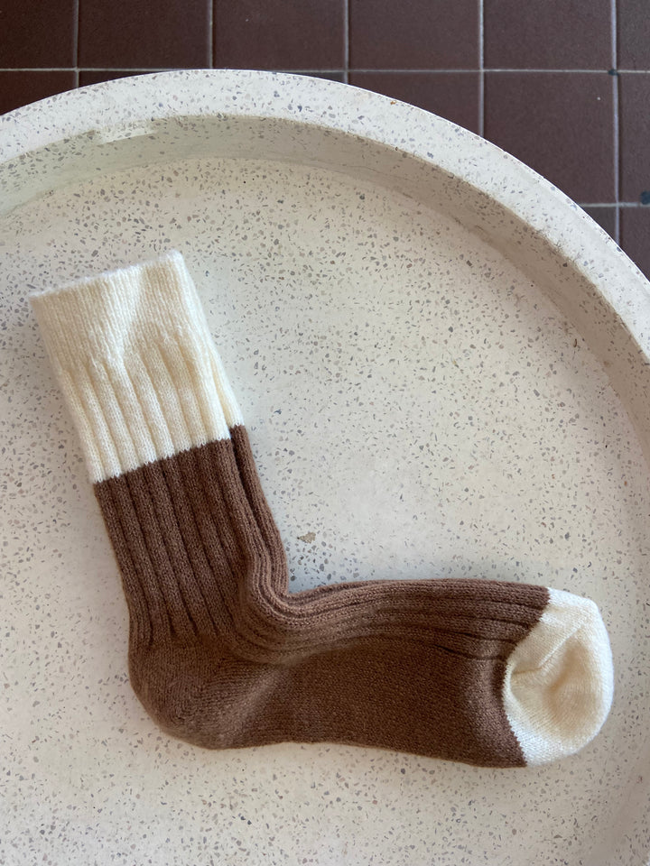Two Tone Womens Socks