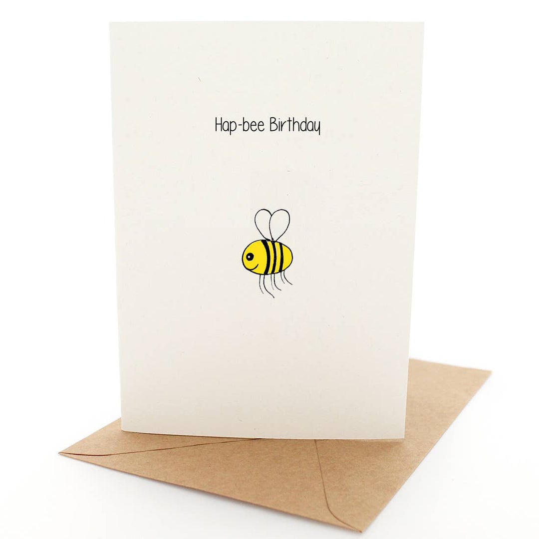 Punny Bee Birthday Card