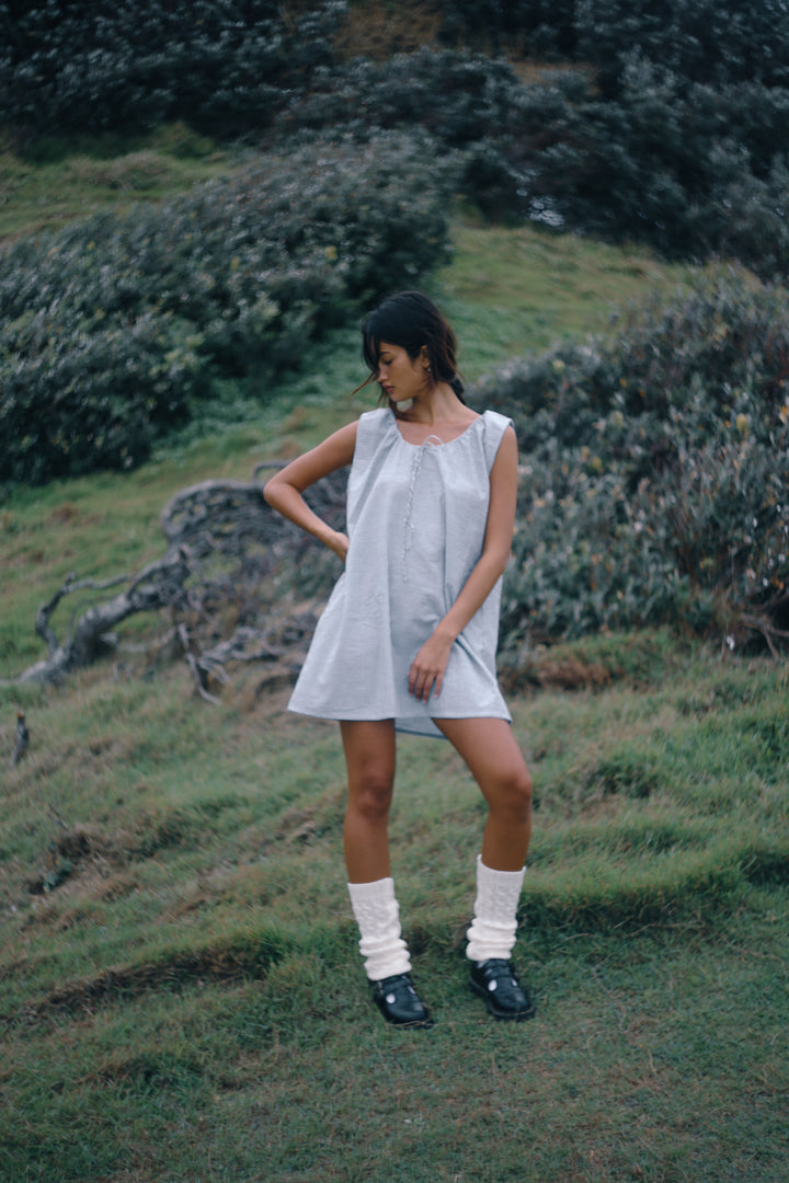 Luna Shift Dress - Spirulina Stripe