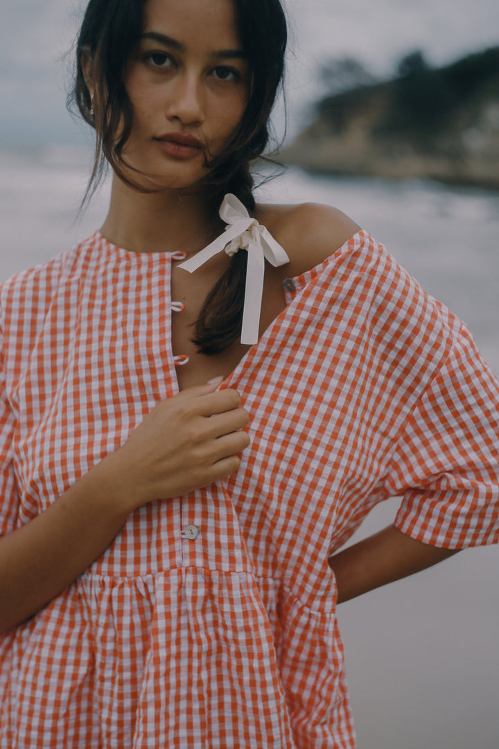 Darcey Dress - Starburst Gingham
