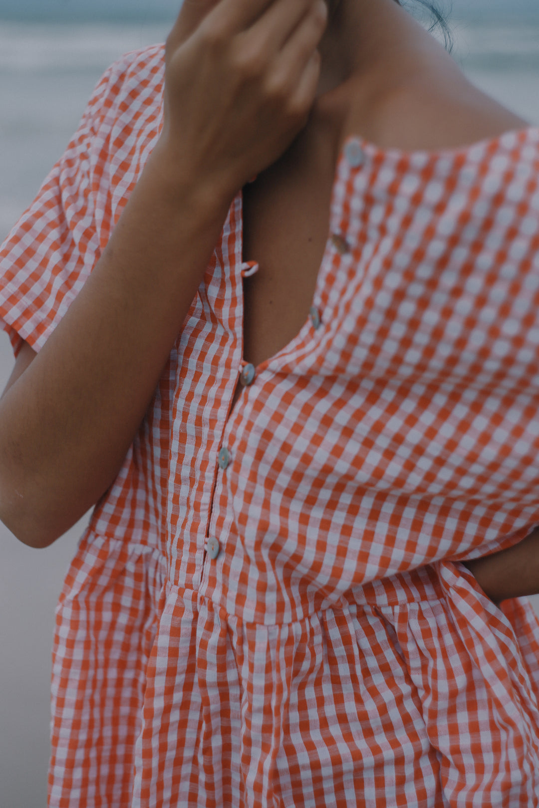 Darcey Dress - Starburst Gingham