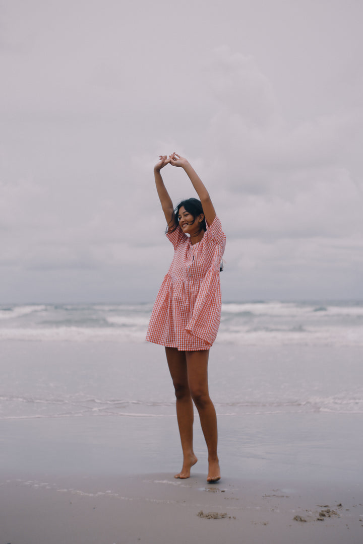 Darcey Dress - Starburst Gingham