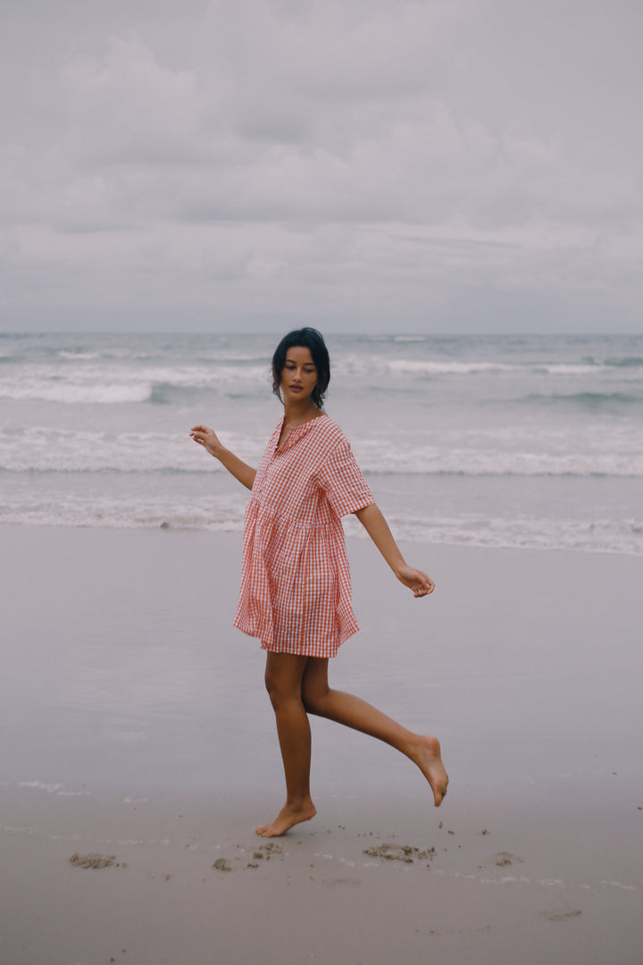 Darcey Dress - Starburst Gingham
