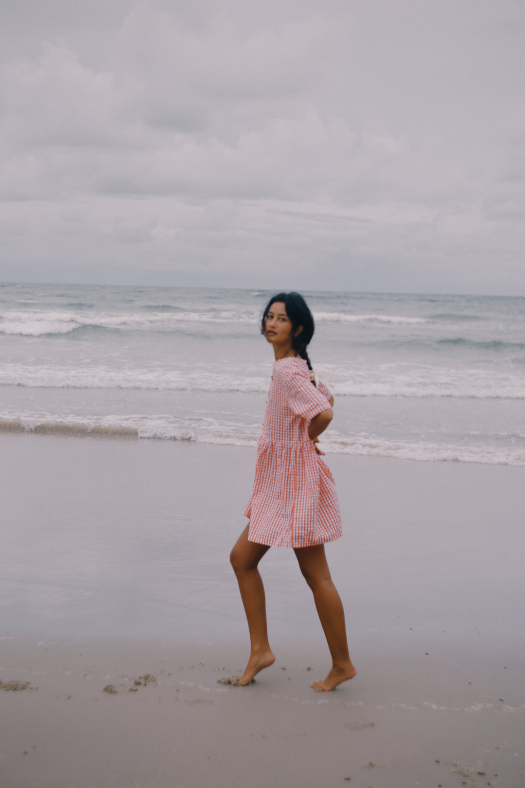 Darcey Dress - Starburst Gingham