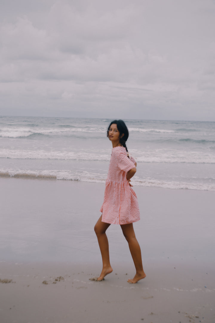 Darcey Dress - Starburst Gingham