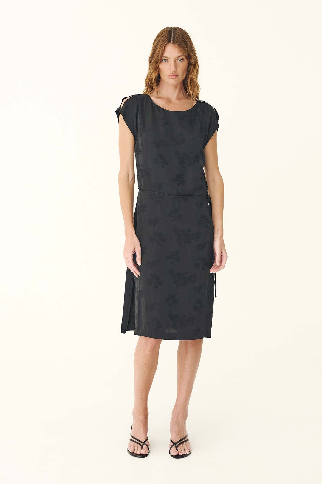 Carla Jacquard Midi Dress