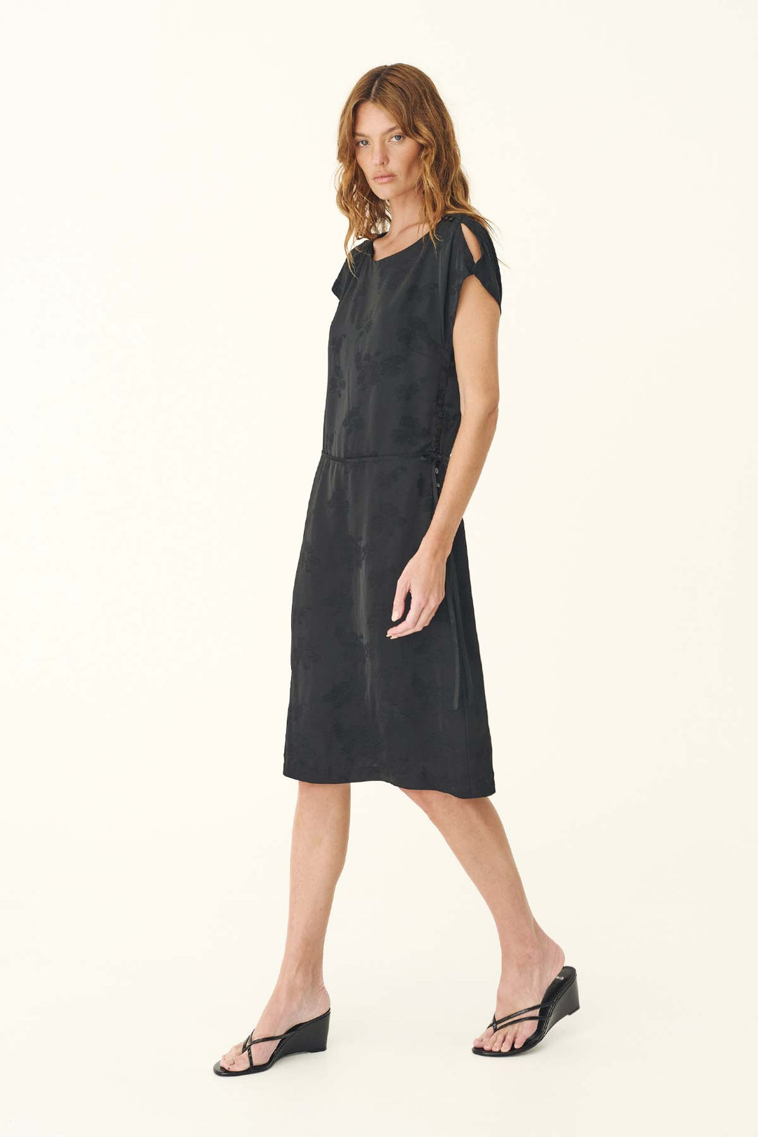 Carla Jacquard Midi Dress