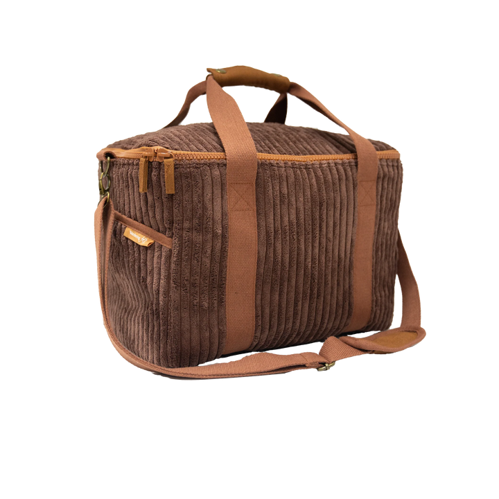 Cord Large Cooler Bag - Chocolate