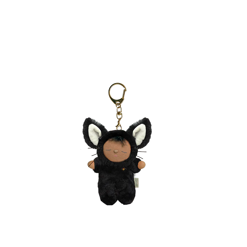 Cozy Bag Charm - Cat Nox