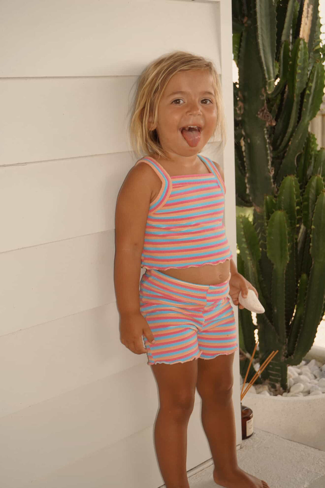 Ziggy Set Short - Candy Stripe