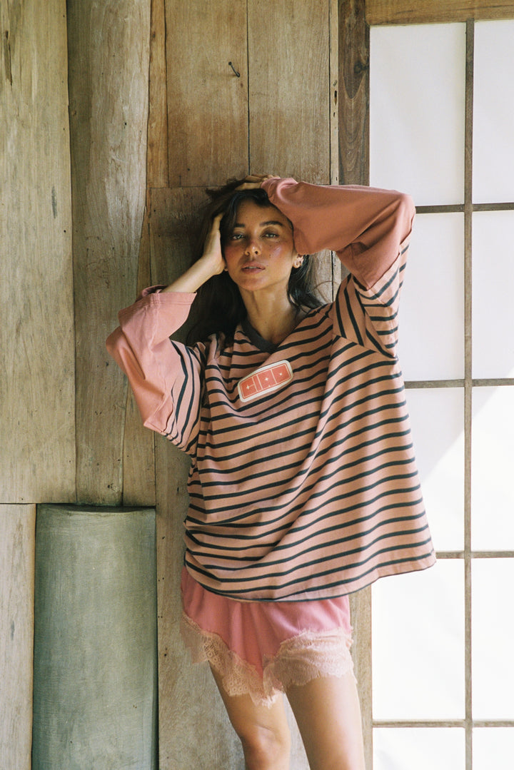 Double Trouble LS Tee