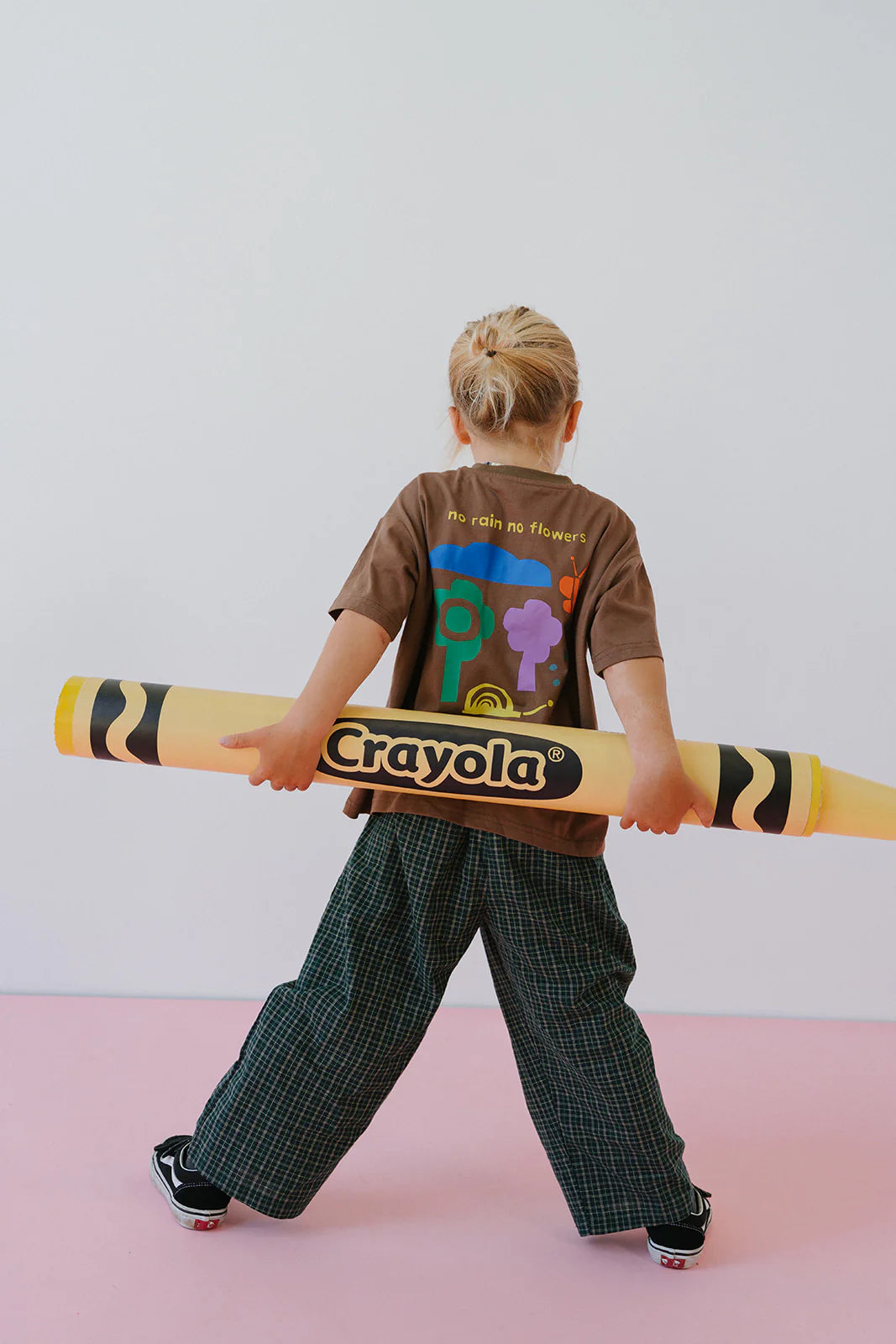 Cotton Check Pant - Forest